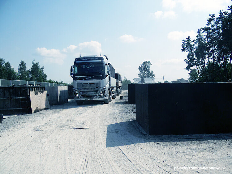Transport szamb betonowych  w Żywcu